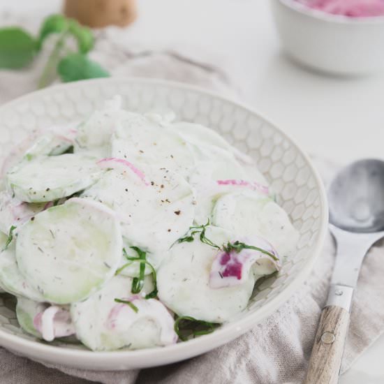 Creamy Cucumber Salad