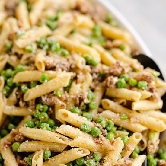 Brown Butter Sausage Penne