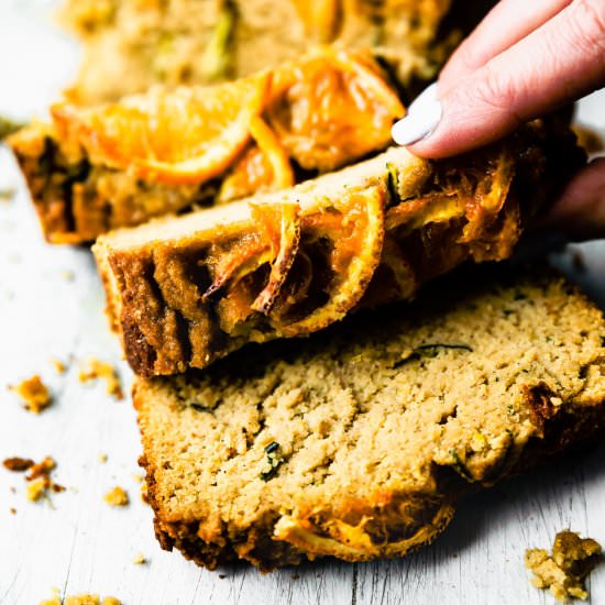 Orange Zucchini Quick Bread (Paleo)