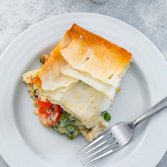 Lighter Chicken Pot Pie