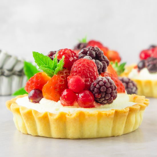 Pimms Summer Fruit Tart