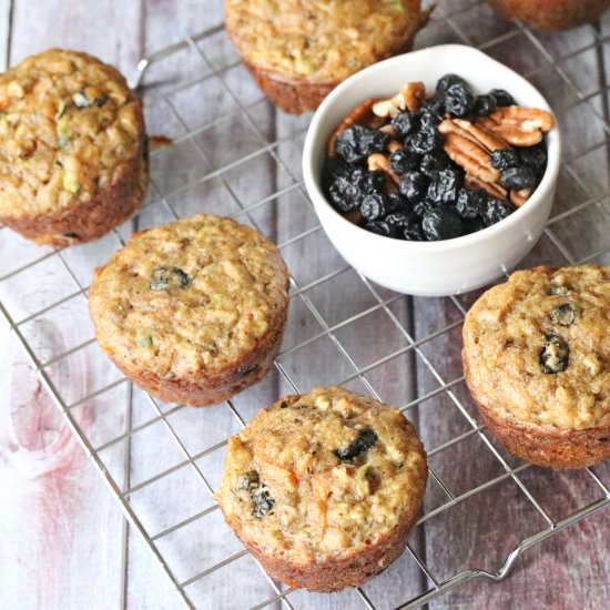 Paleo Morning Glory Muffins-DF/GF