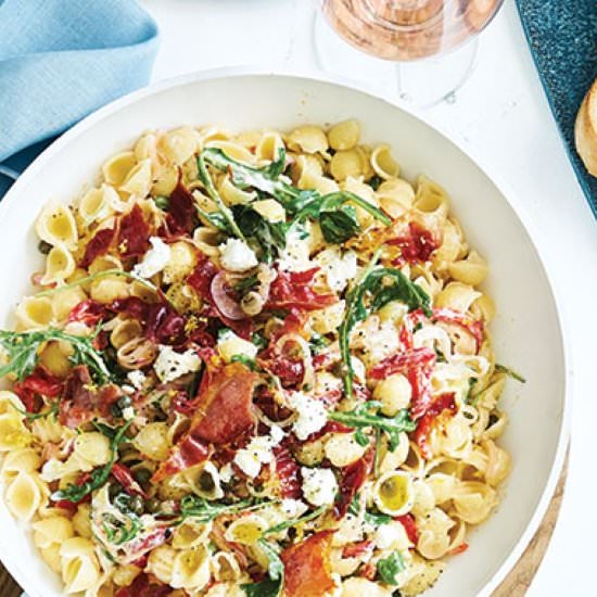 Goat’s cheese pasta