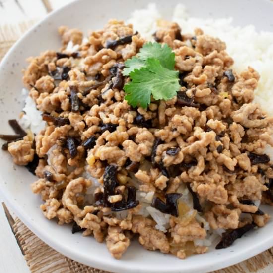 Simple Pork Mince and Rice