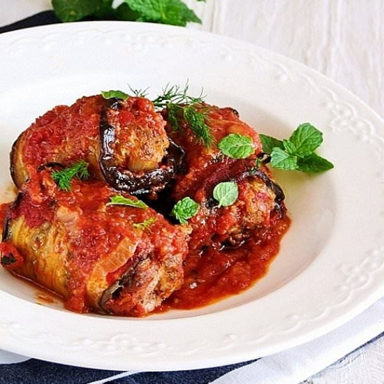 Rolls With Eggplant
