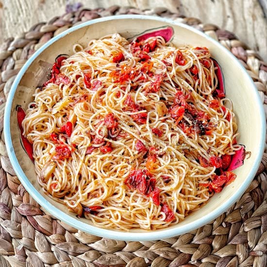 Easy Oven Roasted Tomato Pasta
