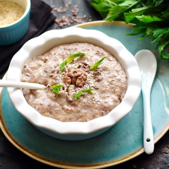 Flaxseed porridge