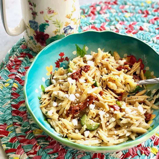 Sundried Tomato Orzo Pasta