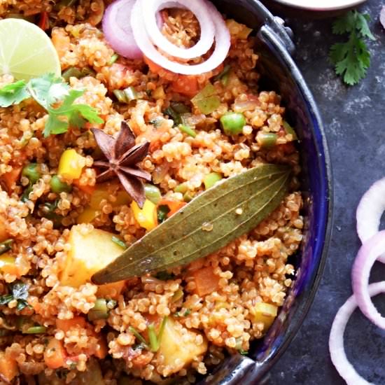 Mumbai Tawa Pulao with Quinoa