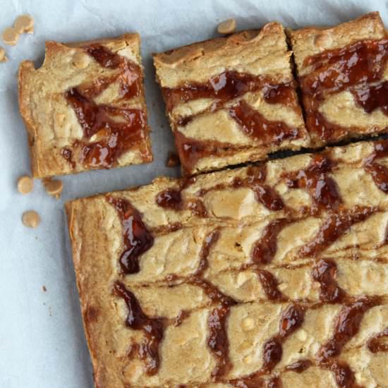 PB&J Blondies