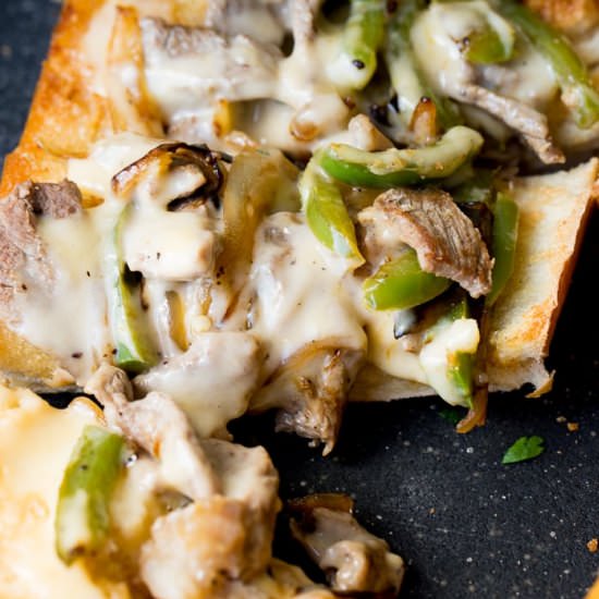EASY PHILLY CHEESESTEAK BREAD