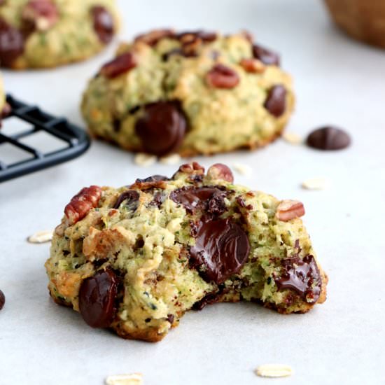 Zucchini Chocolate Chip Cookies