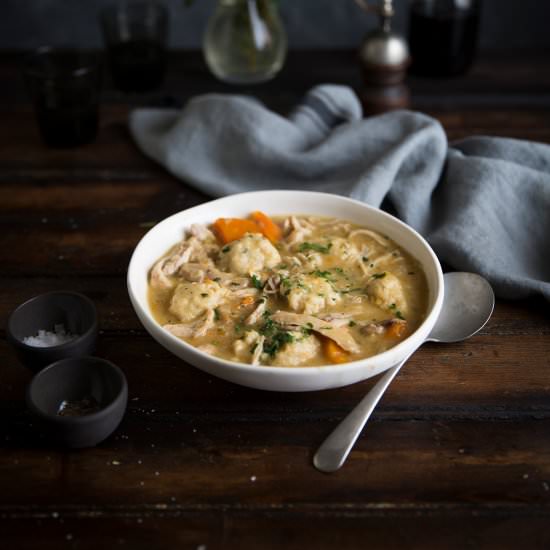Chicken & dumplings Instant pot