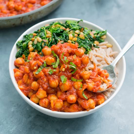 Chickpeas Fra Diavolo