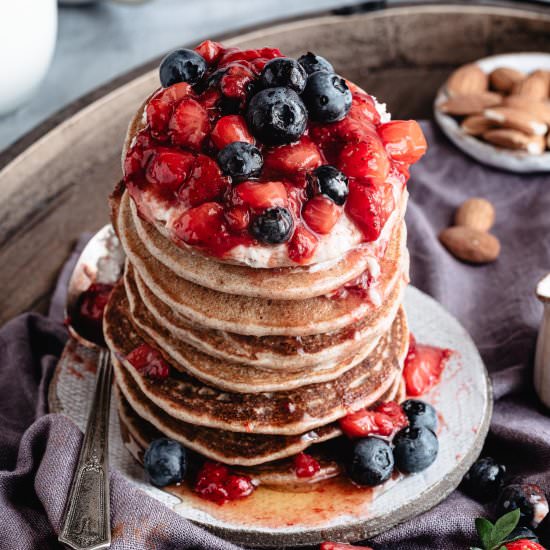 VEGAN GLUTEN FREE PANCAKES