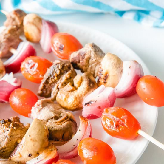 Easy Grilled Steak Kabobs