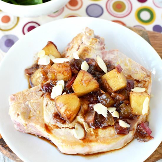 Pineapple Balsamic Pork Chops