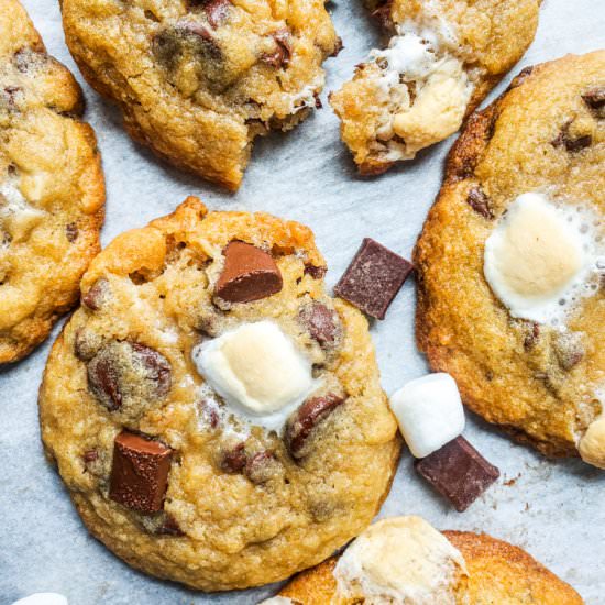 Chewy S’mores Cookies