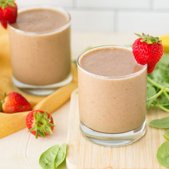 Vegan Strawberry Banana Smoothie