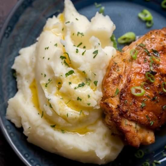 Fluffy Instant Pot Mashed Potatoes