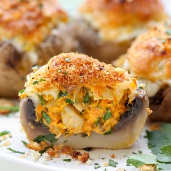 Cheesy Stuffed Mushrooms
