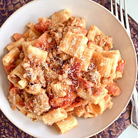 Pork and Beans Pasta