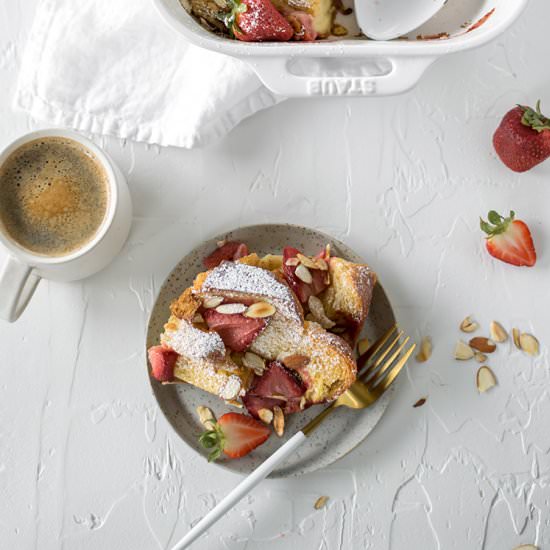 Strawberry Almond French Toast