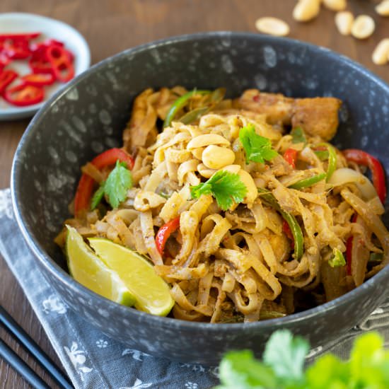 Stir Fry Noodles With Peanut Sauce