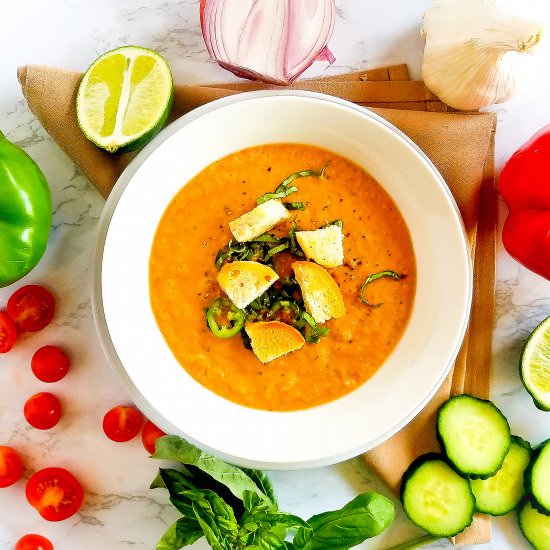 Authentic Summer Gazpacho