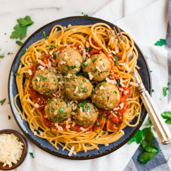 Baked Turkey Meatballs