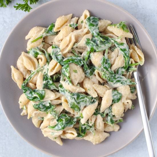 Creamy Tahini Macaroni & Cheese