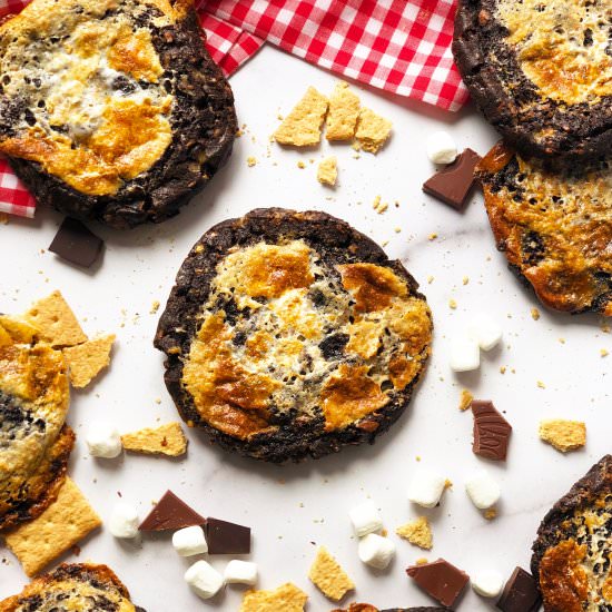 Chocolatey S’mores Cookies