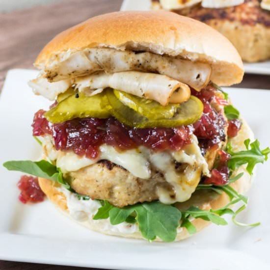 Giant Juicy Turkey Burger
