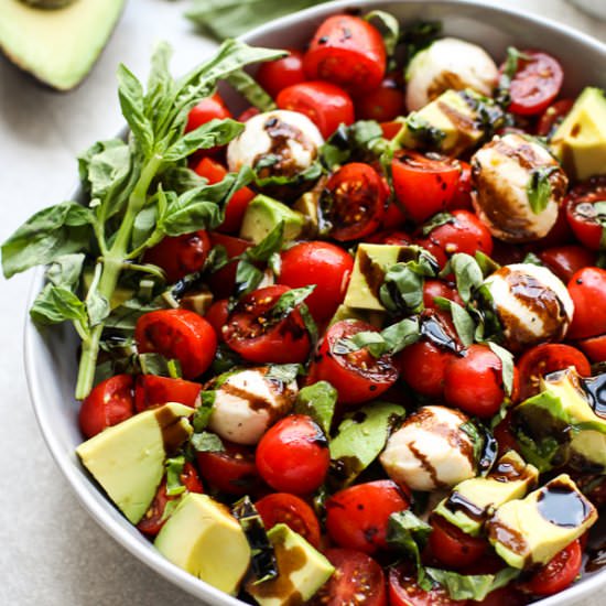 Caprese Salad with Avocado