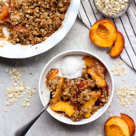 Easy Peach Crisp