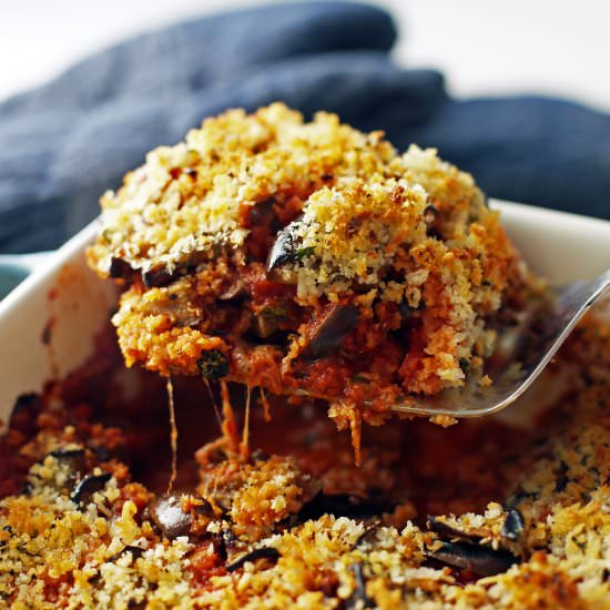 Baked Eggplant Parmesan Casserole