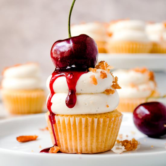 Mini Brown Butter Sweet Cherry Pie
