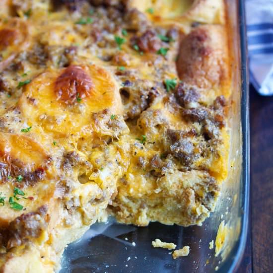 Make Ahead Breakfast Casserole