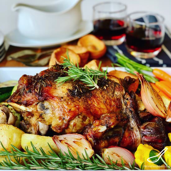 Slow Roast Leg of Lamb