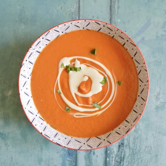 Tomato & Sweet Potato soup