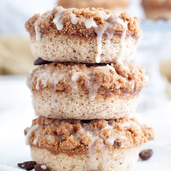 Vegan Coffee Cake Donuts