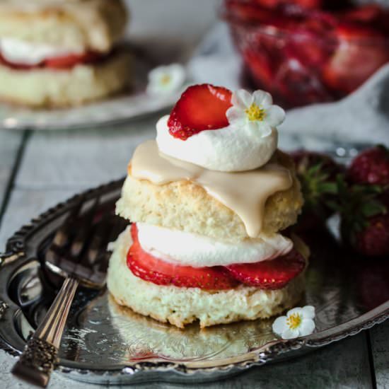 Maple Butter Strawberry Shortcake