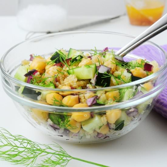 Cucumber Dill Quinoa Salad