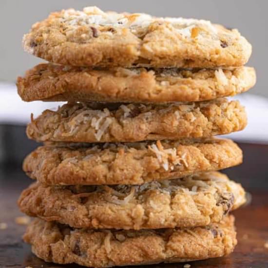 Chocolate Chip Coconut Cookies