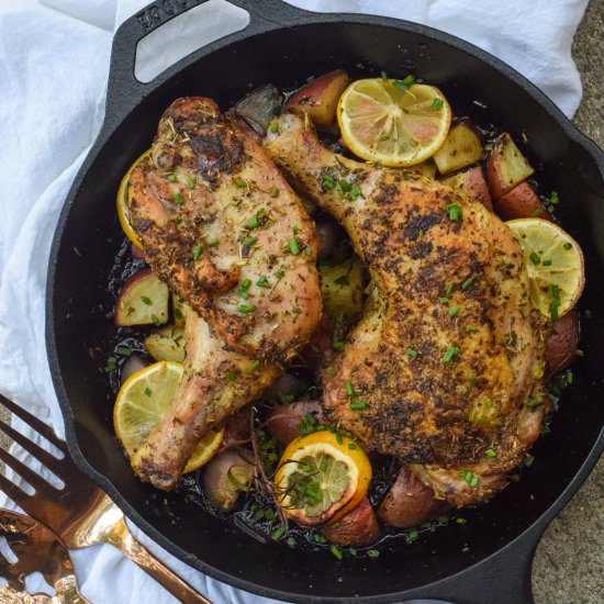 Herb Roasted Chicken and Potatoes