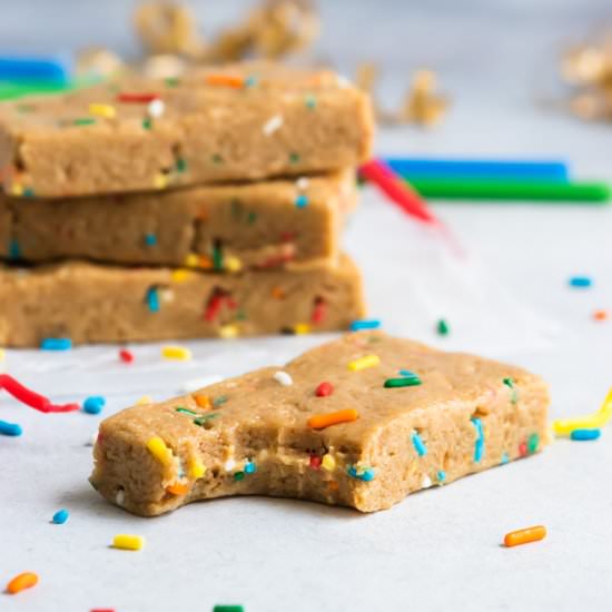 Birthday Cake Protein Bars
