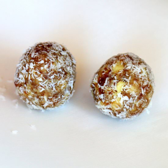 Walnut Date Coconut Bites