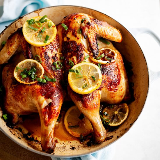 Butterflied Roast Lemon Chicken