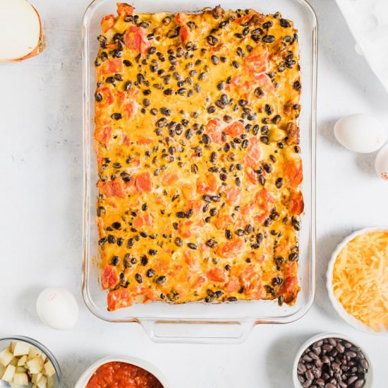 Mexican Chorizo Breakfast Casserole