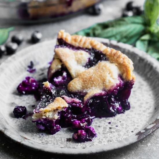 Easy Blueberry Pie